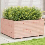 vidaXL Jardinière 100x100x49 5 cm bois massif de douglas