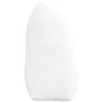 vidaXL Coussin de Dos Blanc 100 x 24 x 50 cm tissu