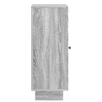 vidaXL Buffet Sonoma gris 33 x 34 5 x 90 cm Bois d'ingénierie
