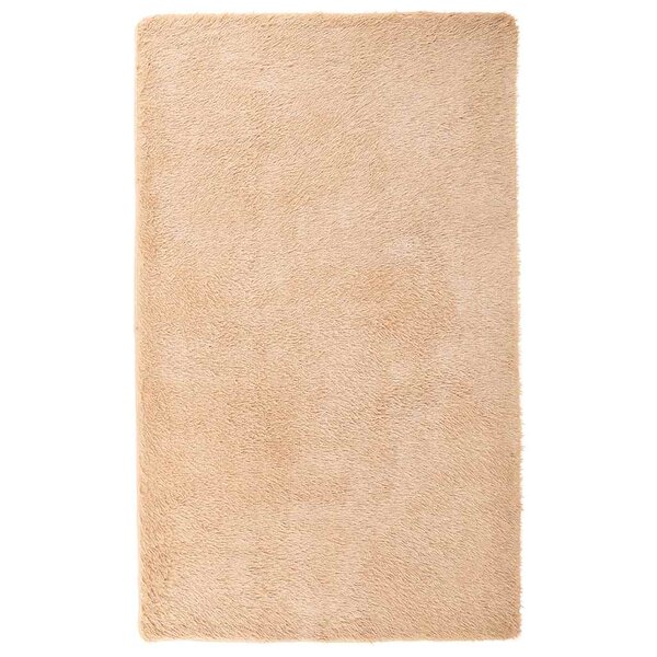 vidaXL Tapis Shaggy à poils longs NAVARRA beige 80x150 cm polyester