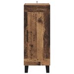 vidaXL Buffet Bois Ancien 34 5 x 34 x 90 cm Bois d'ingénierie et fer