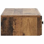 vidaXL Table d'appoint murale Bois ancien 87 5 x 34 5 x 17 cm