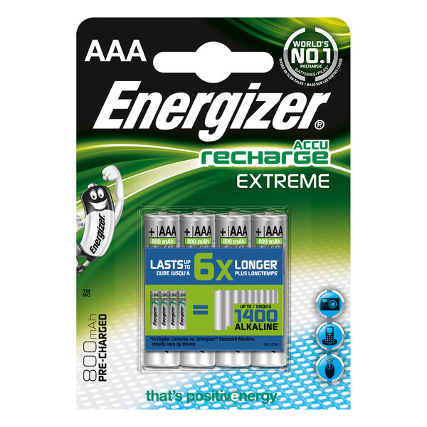 Energizer accu recharge 1 hour