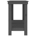 vidaXL Banc de travail Gris 180x50x80 cm Bois de pin massif