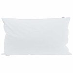 vidaXL Oreiller avec oreiller Blanc 40 x 80 cm Plume