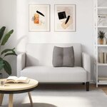 vidaXL Coussin de Dos Taupe 45 x 24 x 50 cm tissu