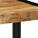 vidaXL Table basse Marron 40 x 40 x 38 cm Bois de mangue massif