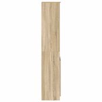 vidaXL Buffet haut chêne sonoma 37 5x35x180 cm bois d'ingénierie