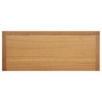 vidaXL Étagère à chaussures 90x37x45 cm Bois de chêne solide