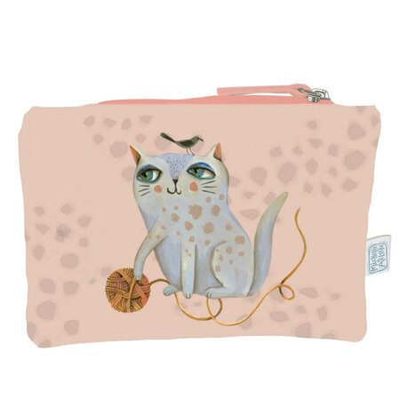 Pochette en coton Crasy Cat by Allen