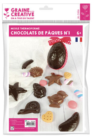 Moule thermoformé assortiment Chocolats de Paques 1