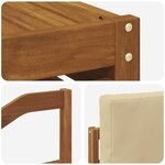 vidaXL Ensemble de canapés d'extérieur 7 pc Naturel et Beige