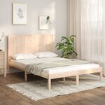 vidaXL Cadre de lit Bois de pin massif 160x200 cm