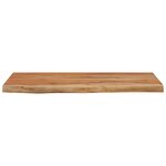vidaXL Étagère murale rectangulaire massif acacia bordure assortie