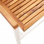 Vidaxl chaises de jardin 8 pièces avec coussins bois d'acacia solide