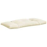 vidaXL Coussins de palette lot de 2 sable tissu