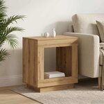 vidaXL Table d'appoint Chêne artisanal 60 x 40 x 65 cm