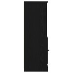 vidaXL Highboard Chêne noir 36 x 35 5 x 103 5 cm Bois d'ingénierie