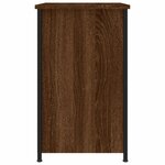 vidaXL Tables de chevet 2Pièces chêne marron 40x36x60cm Bois d'ingénierie