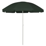 vidaXL Parasol de plage Vert 240 cm