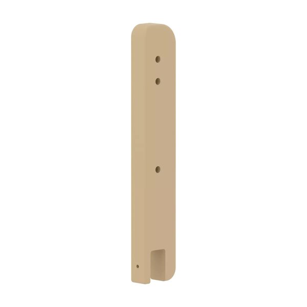 Flexa WHITE Poteau court pour barriere de securite avant Beige sable