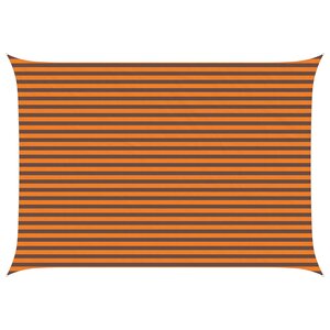 vidaXL Voile d'ombre Orange et marron 3 5 x 5 m 100   polyester Oxford