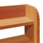 vidaXL Cadre de lit avec tête de lit cire marron 90x190 cm bois de pin