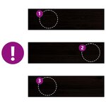 vidaXL Marches d'escalier 2 Pièces marron foncé 90x30x2 cm chêne massif