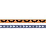 2 Masking tape Halloween 5 m x 15 mm - Chauve-souris et squelette