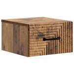 vidaXL Cabinet de chevet mural Bois ancien 34 5 x 33 x 20 cm
