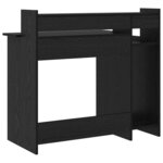 vidaXL Bureau Chêne noir 97 x 45 x 90 cm Bois d'ingénierie