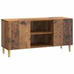 vidaXL Meuble TV Bois ancien 102 x 34 5 x 50 cm Bois d'ingénierie