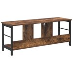 vidaXL Étagère Chêne fumé 102 x 32 x 40 5 cm Bois d'ingénierie