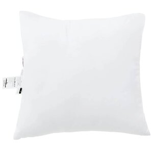 vidaXL Oreiller avec oreiller 2 Pièces Blanc 80 x 80 x 20 cm Polyester