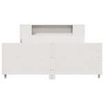 vidaXL Cadre de lit sans matelas blanc 120x200 cm bois de pin massif