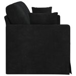 vidaXL Canapé Noir 198 x 78 x 80 cm Velours