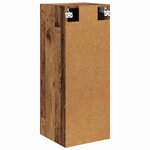 vidaXL Meuble mural Bois Ancien 34 5 x 34 x 90 cm Bois d'ingénierie