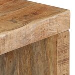 vidaXL Ensemble de table basse 2 Pièces Bois de manguier massif