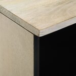 vidaXL Meubles et étagères de rangement pour médias Blanc et Noir