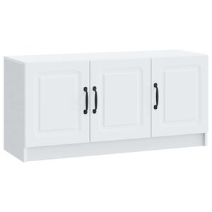 vidaXL Meuble TV Blanc 99 x 34 5 x 47 cm Bois d'ingénierie