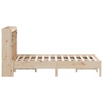 vidaXL Lit bibliothèque sans matelas 150x200 cm bois massif de pin
