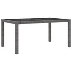 vidaXL Ensemble à manger d'extérieur 7 Pièces et coussins Résine tressée