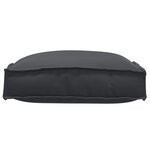 vidaXL Coussins de palette pour siège 6 Pièces Noir 40x40x8 cm Tissu Oxford