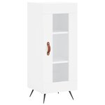 vidaXL Buffet blanc 34 5x34x90 cm bois d'ingénierie