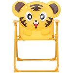 vidaXL Ensemble de bistro avec parasol pour enfants 3 Pièces Jaune