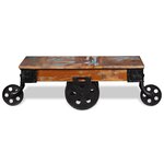vidaXL Table basse Bois de récupération 90x45x35 cm