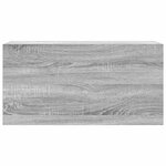vidaXL Armoire murale de bain sonoma gris 80x25x40cm bois d'ingénierie