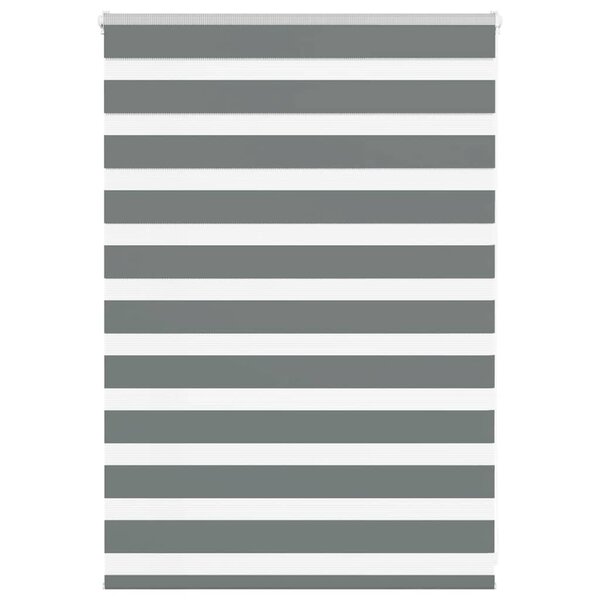 vidaXL Store zèbre gris foncé largeur du tissu 95 9 cm polyester