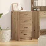 vidaXL Buffet chêne artisanal 40 x 41 x 75 cm Bois d'ingénierie
