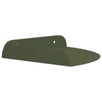 vidaXL Étagère flottante avec étagère 4 Pièces Vert olive 18 x 18 x 2 cm